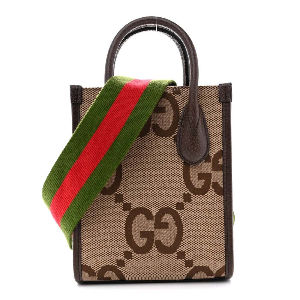 Gucci Jumbo Gg Textured Dollar Calfskin #260525G11B